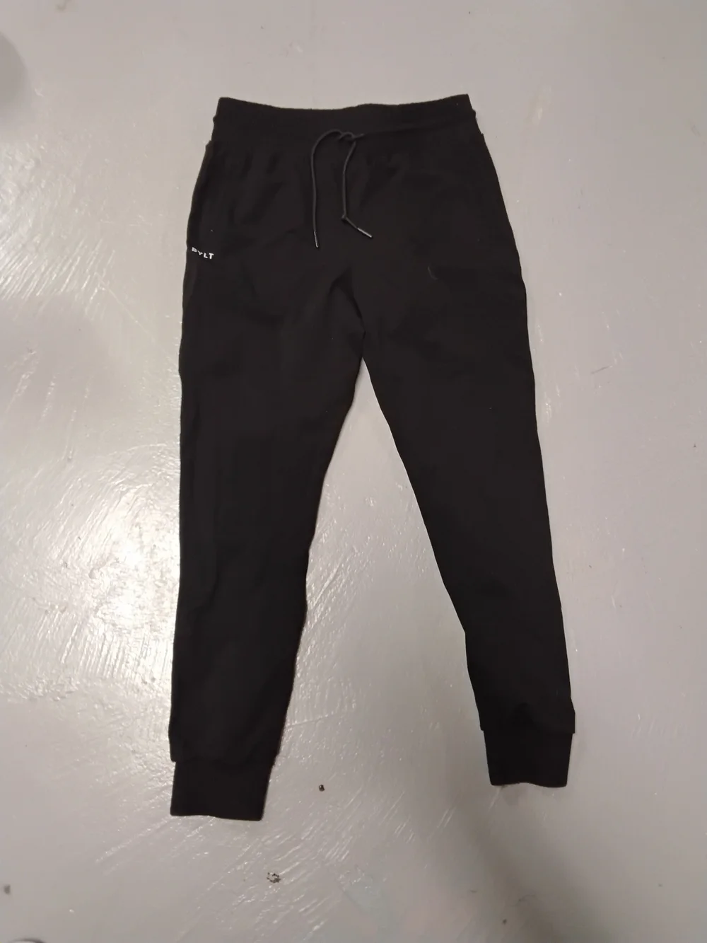 BYLT Basics Black Tapered Joggers